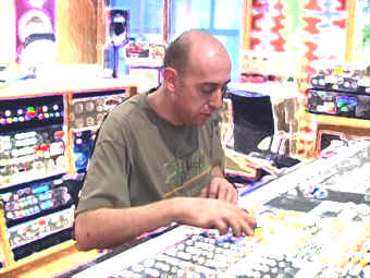 Dave Pemberton hard at work at London's Strongroom Studios