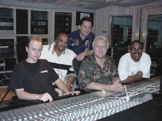 HHitMixer (and staff) engineer Ian Blanch, guitarist/songwriter Stan Jones (NWA, DJ Quik), Skip Saylor, HitMixer engineer Taavi Mote (U2, Madonna) and producer Brian G (Ice Cube, Tupac).