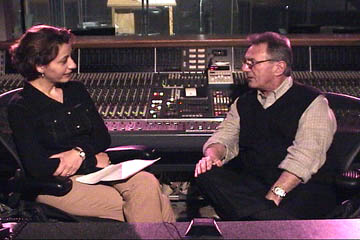 Claris Sayadian-Dodge, pictured here with legendary Al Schmitt