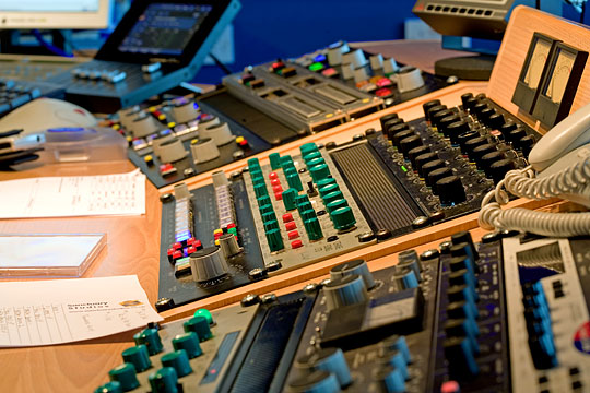 mastering console at alchemy mastering studios soho london