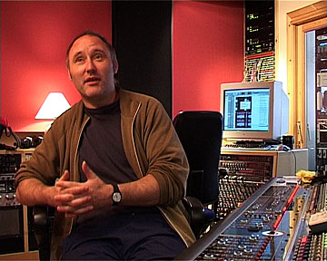 Watch Jah Wobble talking on camera while working at Mark Angelo Studios