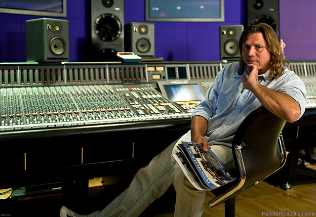 kevin shirley, record producer, at Metropolis Studios London