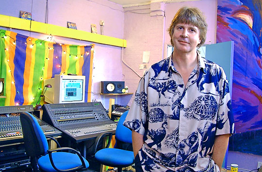 record producer, recording engineer and re-mixer, Mark Wallis interview at his recording studio London