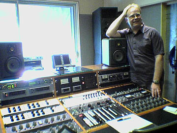 Metropolis studios london - Chief tech John Glodstraw seen in one of the mastering studios