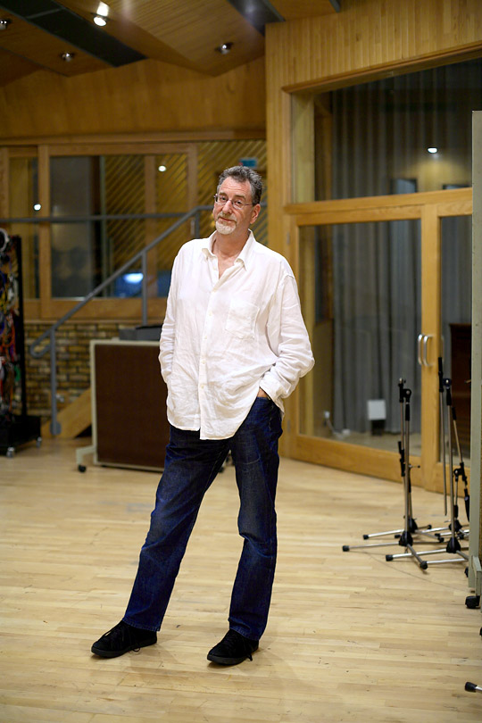 Record producer Mick Glossop at Townhouse Studios London