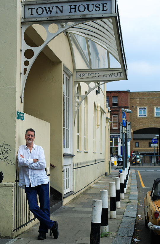 Record producer Mick Glossop at Townhouse Studios London