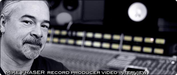 record producer and recording engineer mike fraser video interview at warehouse recording studios canada