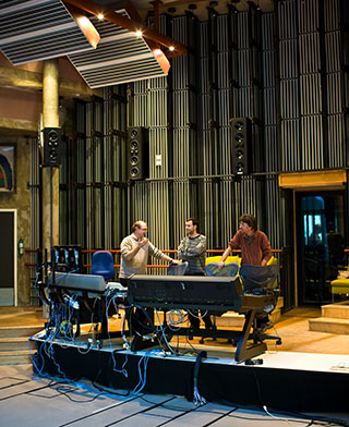 film dubbing studio at real world, mike prestwood smith