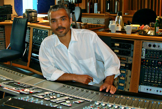 Recording engineer Phil Bodger talks on camera about his work while at Whitfield Street Studios
