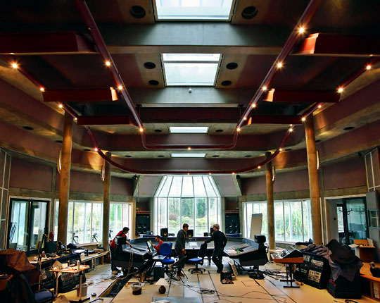 New SSL K Series console being wired up at Real World