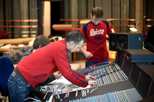 New SSL console undergoes testing at Real World Studios