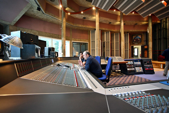 Real World Studios, Box, near Bath, UK, with new SSL K Series mixing console