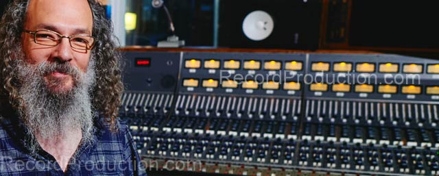 Mixing engineer Andrew Scheps in the recording studio