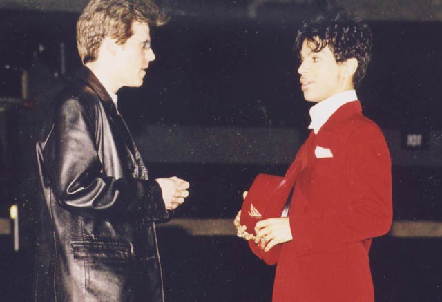Brent Fischer with Prince