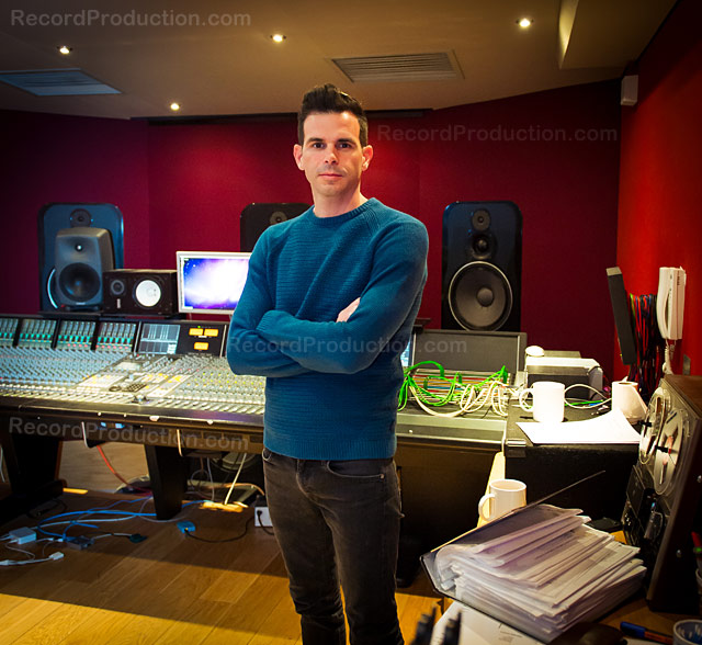 Clint Murphy in the recording studio