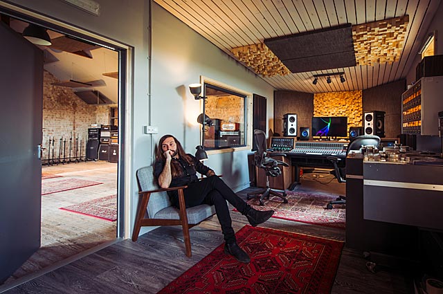Jaime Gomez at Orgone recording studios