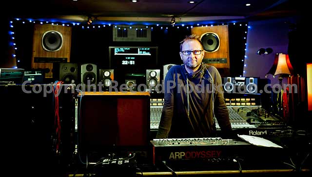 record producer danton supple in floods studio