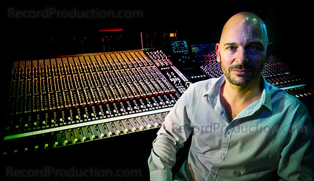 Goetz Botzenhardt behind the mixing desk