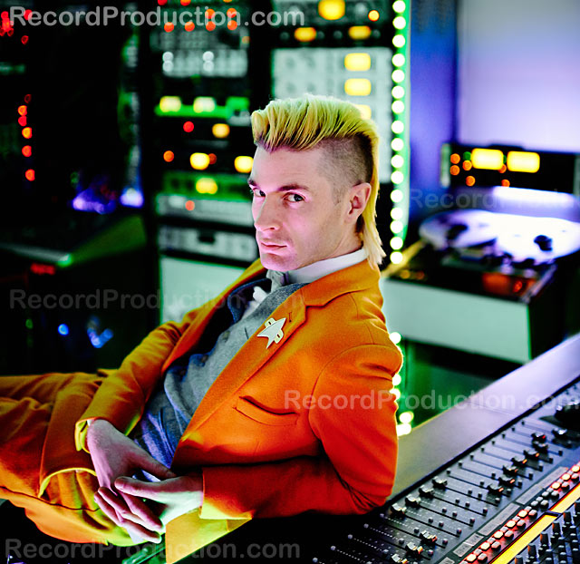 record producer Stephen Watkins at Tape Studios Edinburgh