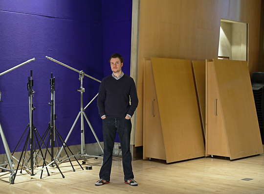 richard rainey in the studio