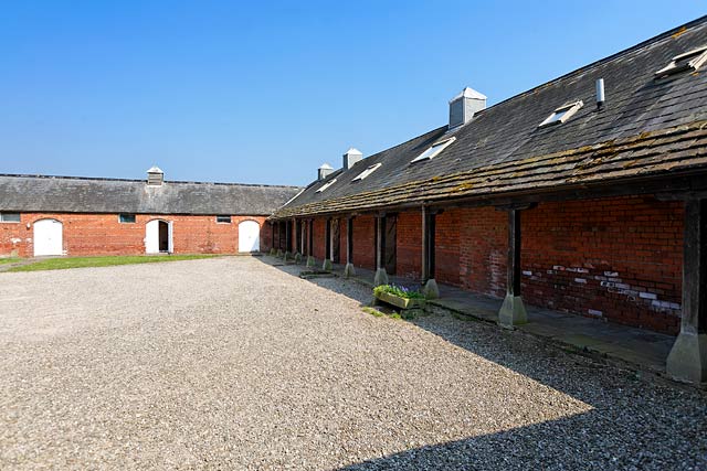 outside at rockfield studios quadrangle main studio area