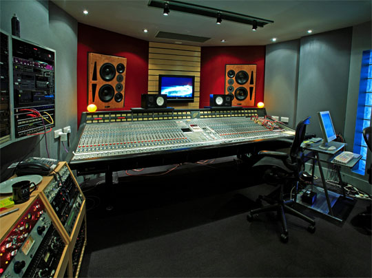 sphere studios - studio 3 with new ssl mixing console