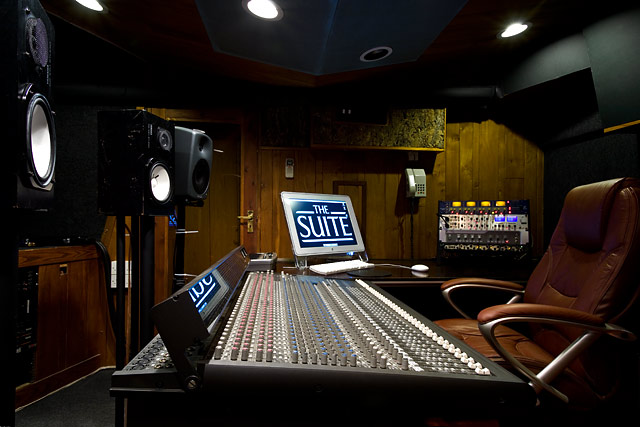 the suite recording studio - recording area